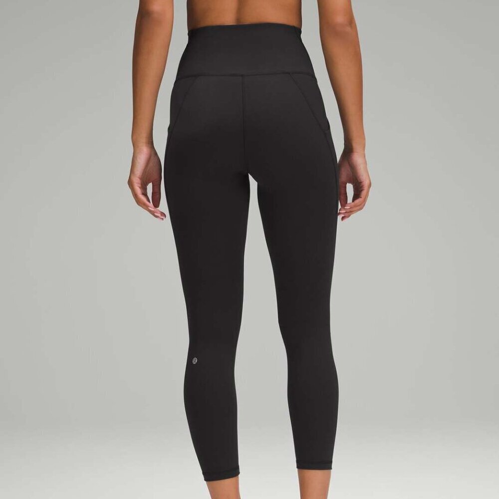 Lululemon Wunder Train High-Rise Tight with Pockets 25" - 2 Black - Picture 2 of 8